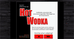 Desktop Screenshot of hotwodka.com